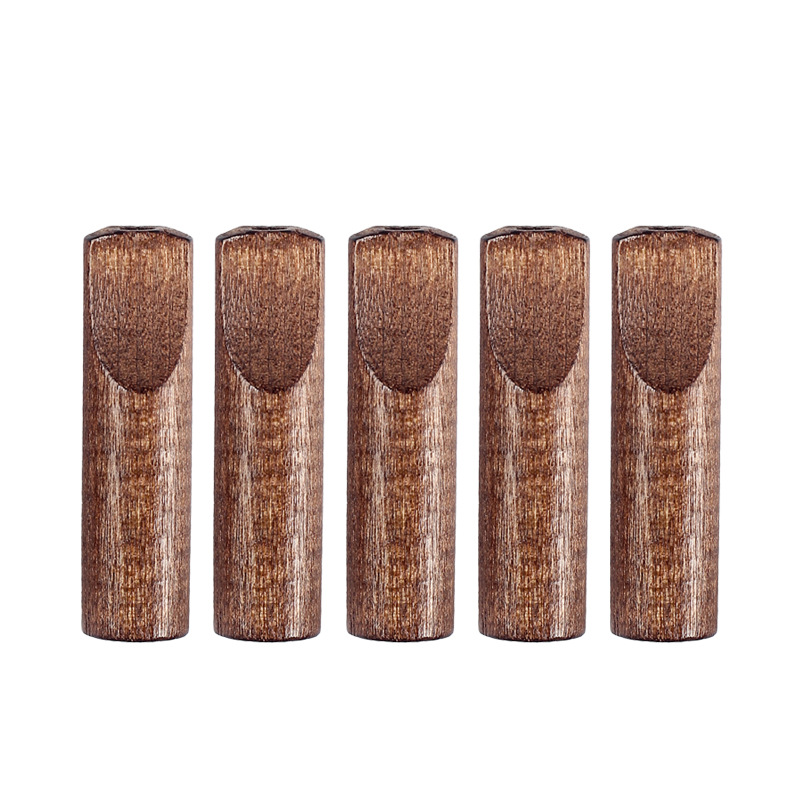 Smoking & Vaping Accessories - 10 stuks 8mm houten sigarettenmondstukken, massief