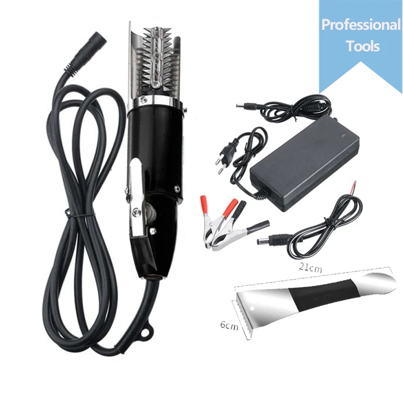Mesh Coil Strip - Zeevruchtenmes 120W Waterdichte elektrische visschubbenschraper Visschubbers