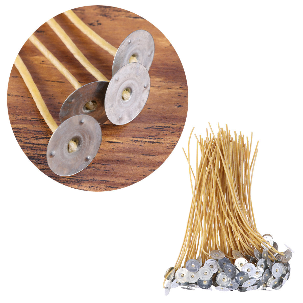 100 stuks lonten met organisch - Cotton Wick Organic recensie en prijs