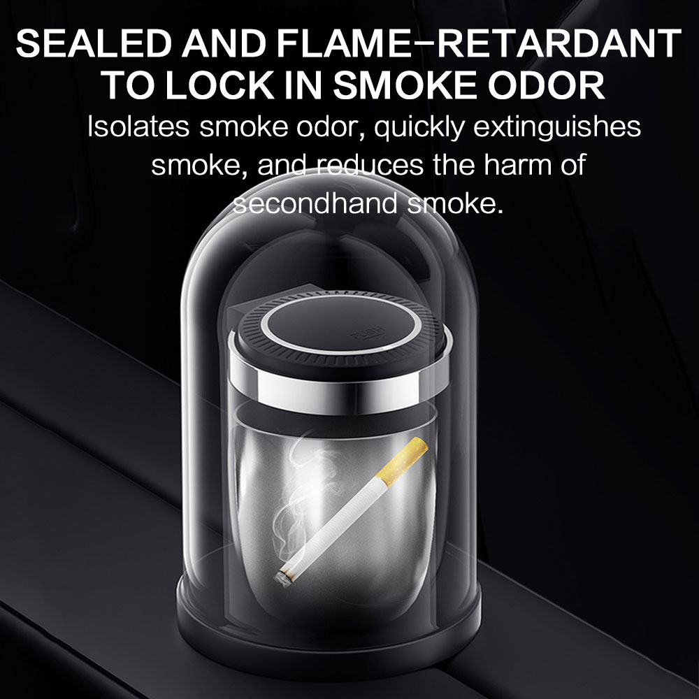Auto-asbak met led-verlichting - Vape Decoration recensie en prijs